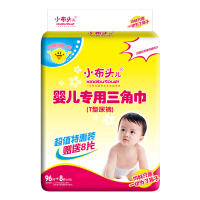 小布头儿,xiaobutouer婴儿M码三角巾104片瞬吸纸尿片宝宝尿布垫超薄干爽新生儿t型拉拉裤
