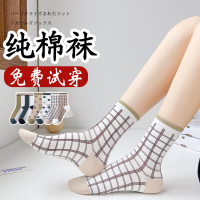 蓓乐妃袜子鞋女棉线中筒祙春秋冬季大童2021年新款高腰长简10岁以上袿