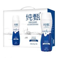 48小时内发货  蒙牛 纯甄小蛮腰高端常温酸奶 红西柚/原味 230g*10瓶 礼盒口味随机发[临期牛奶]10月14号产