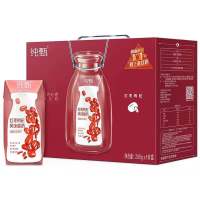 48小时内发货  蒙牛 纯甄 红枣枸杞风味 酸奶 200g*10盒 礼盒装 11月产