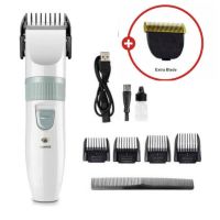 充电理发器电推剪推子神器电动剃头刀成人儿童家用后颈造型推头器|电推剪-洁白色加强动力蓄航+备用刀片