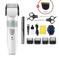 充电理发器电推剪推子神器电动剃头刀成人儿童家用后颈造型推头器|电推剪-全套家用-洁白色+备用刀片