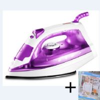 家用蒸汽电熨斗干湿两用喷雾电烫斗手持式迷你水熨斗烫衣服熨烫机|紫色蒸汽干湿两用熨斗+烫衣垫