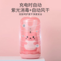 宝宝电动牙刷配件儿童婴儿幼儿2-3岁小孩软毛全自动u型形懒人刷牙神器配件