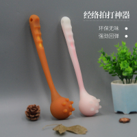 硅胶经络拍打器按摩锤手持式捶背敲打棒敲背肩颈椎捶肩颈锤子神器