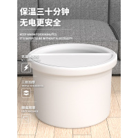高深泡脚桶过小腿足浴桶按摩家用保温洗脚桶懒人熏蒸脚泡脚盆神器