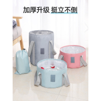 可折叠泡脚桶过小腿家用洗脚盆便携式保温加高泡脚袋神器过膝深桶