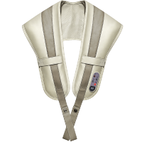 按摩捶打披肩肩部颈部腰背颈椎按摩器按摩仪老人送礼|浅灰