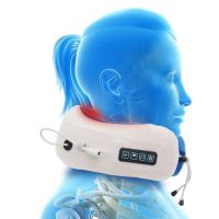 U型按摩枕4头颈椎脖子按摩器家用车载护颈靠枕旅游出差神器