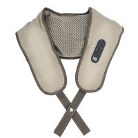 摩器仪颈部腰部肩部多功能全身振动敲捶打按摩披肩|经典灰