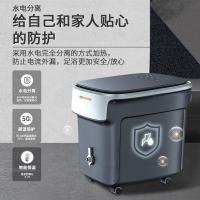 足浴盆全自动加热恒温洗脚桶家用电动按摩泡脚盆高深过小腿