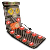 全身多功能床垫颈部腰部家用椅垫靠垫颈椎加热按摩床毯送礼