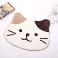 卡通猫咪耐脏入门浴室垫子