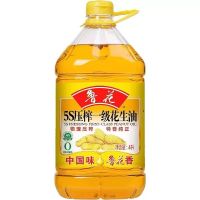 鲁花5S压榨一级花生油4L桶装鲁花油食用油植物油物理压榨工艺新老包装 随机发货