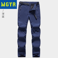 MGYR软壳裤男冬季加绒加厚户外防寒防泼水防风登山户外长裤女