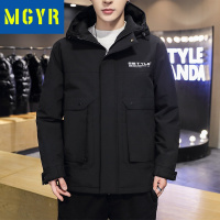 MGYR羽绒服男加厚2020新款帅气青年潮流外套白鸭绒外套羽绒服