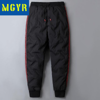MGYR秋冬新款羽绒裤男士外穿裤子加厚户外运动保暖休闲长裤户外羽绒裤