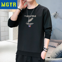 MGYR男士卫衣休闲百搭青年帅气长袖T恤圆领上衣男装户外休闲衣