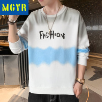 MGYR秋季新款男士卫衣休闲百搭青年帅气长袖T恤圆领男装 户外休闲衣