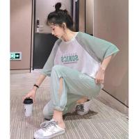 洋气减龄运动休闲套装女韩版宽松很仙的2020夏季新款时尚两件套潮