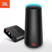 JBL TOWER SMART音乐城堡无线蓝牙音箱 智能音箱 WIFI语音声控智能家居音响 陪伴教育学习娱乐 黑色