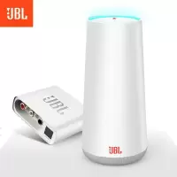 JBL TOWER SMART音乐城堡无线蓝牙音箱 智能音箱 WIFI语音声控智能家居音响 陪伴教育学习娱乐 白色