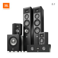 JBL STUDIO 290套装5.1家庭影院音响家用客厅环绕组合落地式音箱 黑色