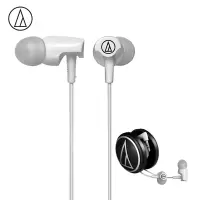 铁三角(audio-technica) ATH-CLR100 入耳式运动耳机 手机耳机 音乐版 不带麦克风 白色