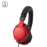 铁三角(audio-technica) ATH-AR5iS 高解析音质便携头戴式耳麦 HIFI 重低音 红色