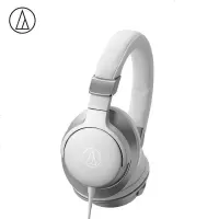 铁三角(audio-technica) ATH-AR5iS 高解析音质便携头戴式耳麦 HIFI 重低音 银色