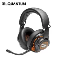 JBL QUANTUM ONE 头戴式游戏耳机主动降噪耳机耳麦电竞耳机7.1声道 吃鸡耳麦Q one 旗舰黑色