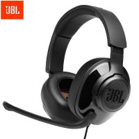 JBL QUANTUM300 头戴式游戏耳机q300电竞耳机绝地求生吃鸡电脑带麦耳机 黑色