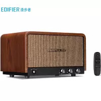 漫步者 (EDIFIER) AIRPULSE P100 高品质复古无线蓝牙音箱 一体式立体声音响 家庭音响 桌面音响