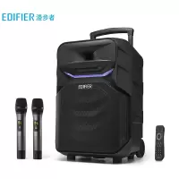 漫步者(EDIFIER)12英寸户外PW312移动多媒体音箱广场舞音箱蓝牙拉杆音响PP312便携音响黑色