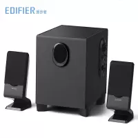 漫步者(EDIFIER) R101BT 蓝牙版多媒体2.1蓝牙音箱电脑音箱笔记本手机通用小重低音炮 黑色