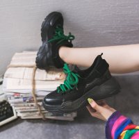 XeeJee些久2020新款运动鞋女韩版ulzzang原宿百搭内增高老爹鞋8cm厚底松糕鞋