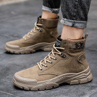 XeeJee2020秋冬季新款男士马丁靴高帮工装靴英伦时尚韩版休闲百搭男靴子