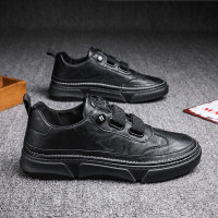 xeejee休闲板鞋男鞋2020秋季新款厨师鞋防水后厨工作鞋黑色男士潮鞋