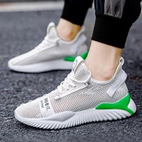 xeejee夏季男鞋透气薄款韩版潮流百搭青少年网面小白鞋男士网眼运动潮鞋