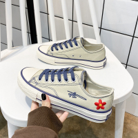 xeejee2021年新款春季帆布鞋女鞋球鞋春秋ulzzang百搭休闲板鞋小黑鞋子