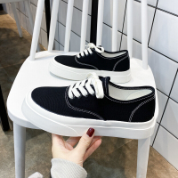 xeejee2021年春季新款松糕厚底帆布鞋女2021春秋韩版ulzzang百搭板鞋子