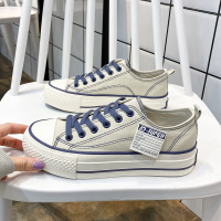 xeejee2021春季厚底帆布鞋女2021年新款春秋韩版ulzzang百搭板鞋子