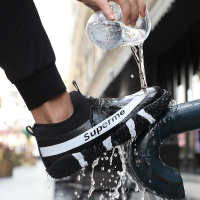 些久春秋雨鞋男低帮短筒雨靴水鞋胶鞋男士套鞋防水防滑橡胶潮时尚洗车