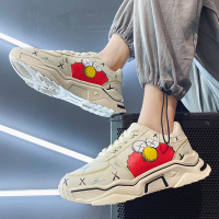 些久芝麻街联名男鞋春季2021新款学生百搭潮流老爹休闲运动鞋动漫潮鞋