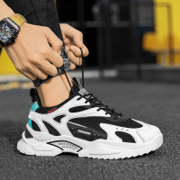 些久男鞋秋季2021年新款青少年时尚运动鞋子男潮鞋百搭休闲老爹跑步鞋