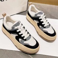 些久复古德训鞋2022秋季新款时尚女鞋学生小白鞋休闲运动鞋韩版