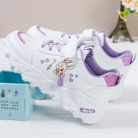 些久2022春夏新款单鞋女童老爹鞋中小学生厚底ins网红运动鞋潮小白鞋