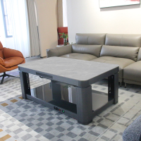 贵匠取暖桌B24-130C-80玉石灰