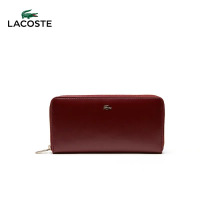 纯色拉链鳄鱼手皮包