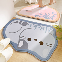 大江浴室吸水地垫家用门垫进门卫浴可爱厕所防滑垫卫生间门口脚垫